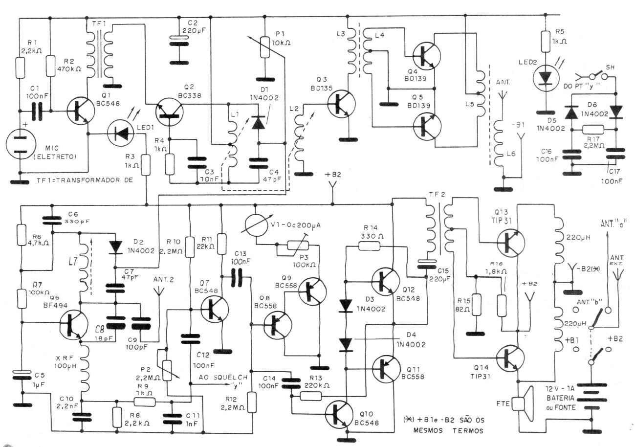 Transceptor para 13.5 MHz
Transceptor para 13.5 MHz