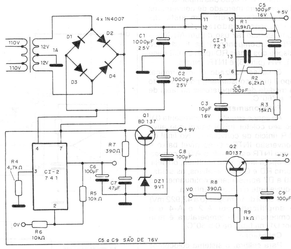 Fuente múltiple 3, 5 y 9 V
Fuente múltiple 3, 5 y 9 V