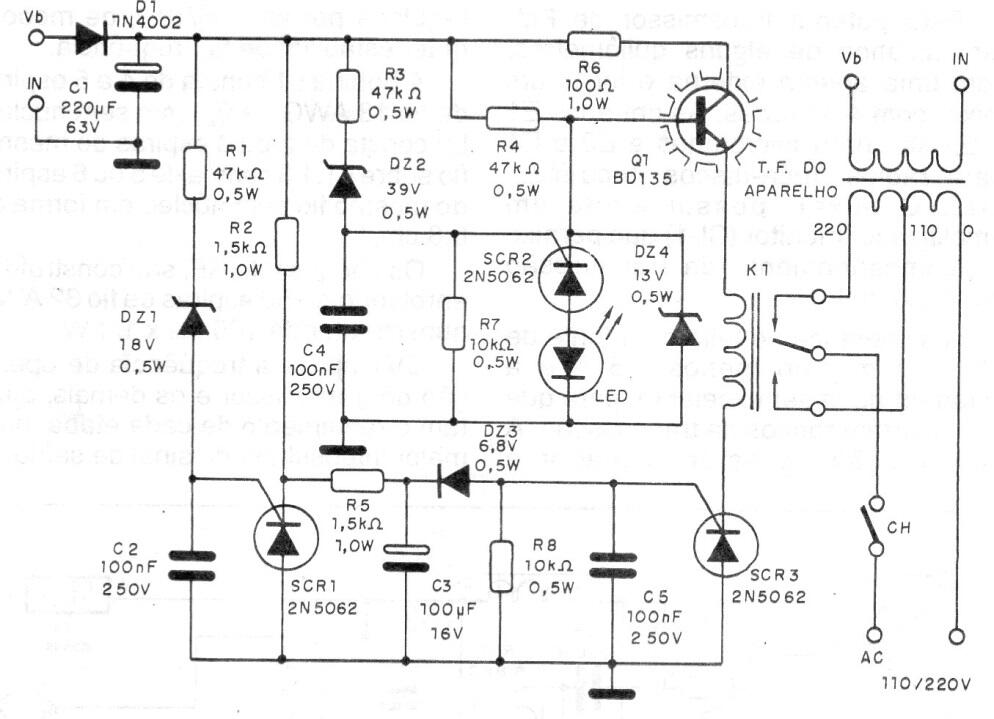Selector automático de tensión
Selector automático de tensión