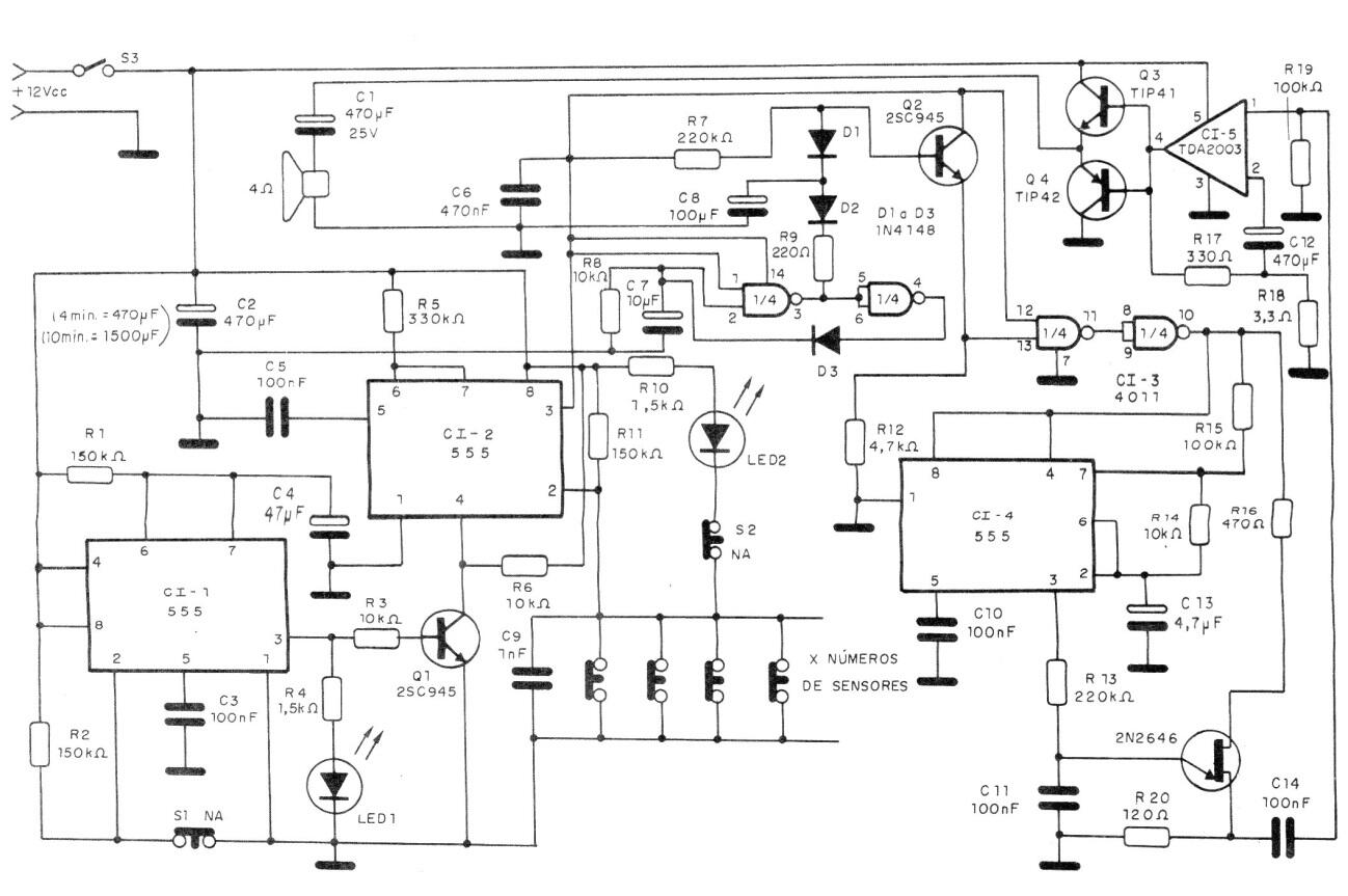 Temporizador de alarma residencial
Temporizador de alarma residencial