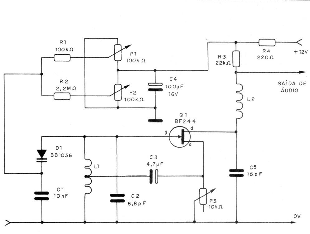 Sintonizador FM con Varicap
Sintonizador FM con Varicap