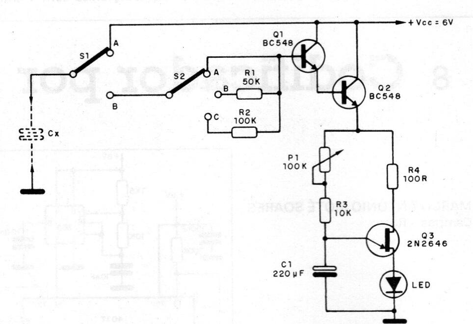 Probador de capacitores
Probador de capacitores