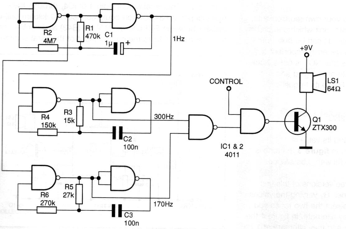 Alarma de dos tonos
Alarma de dos tonos