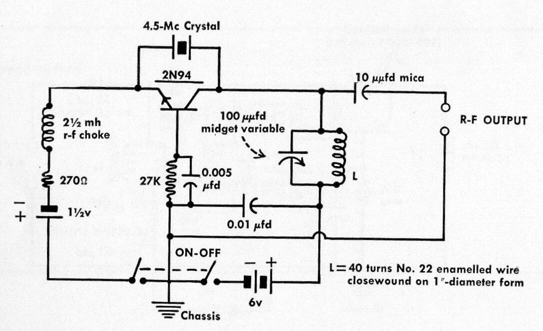 Oscilador de 4.5 MHz
Oscilador de 4.5 MHz