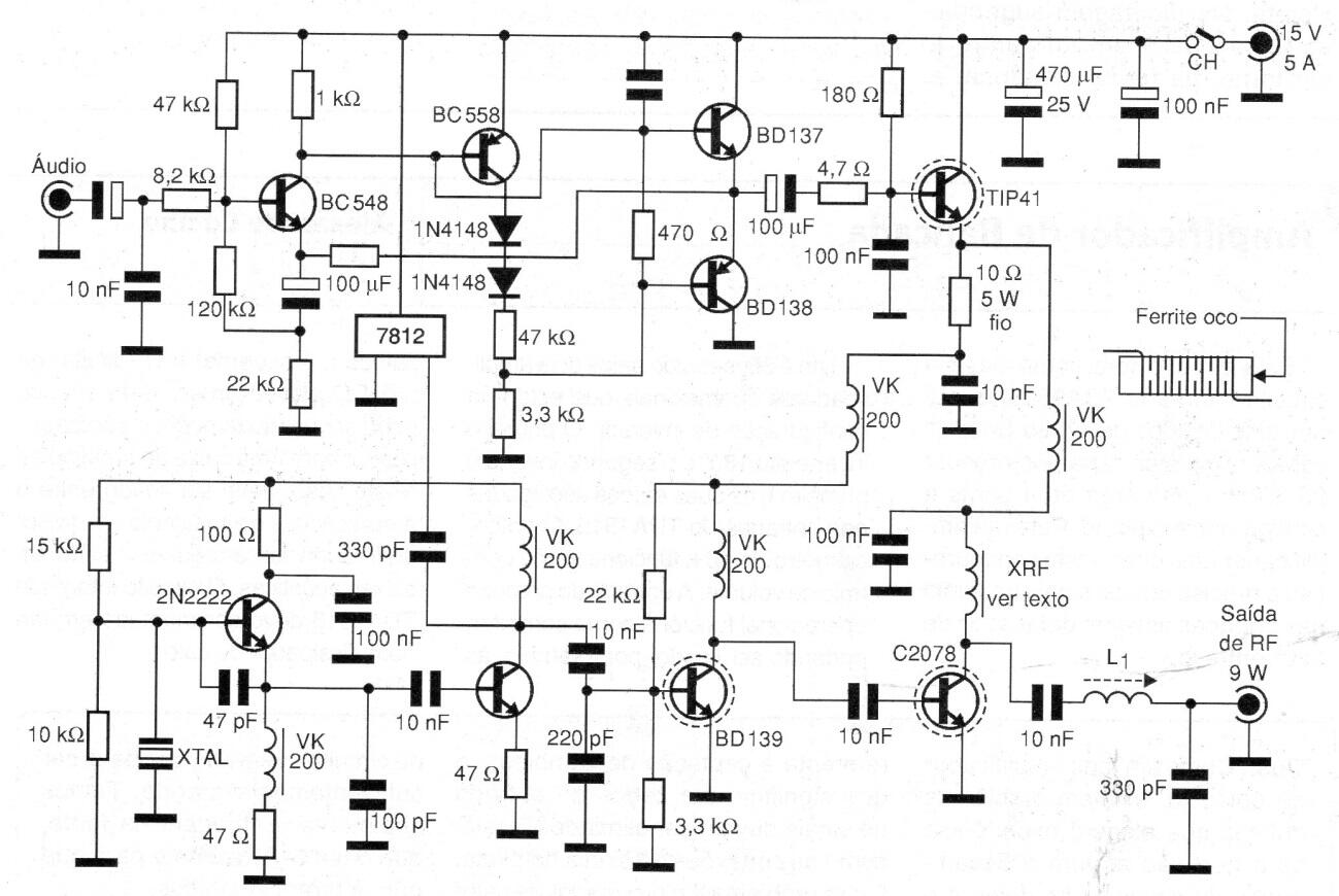 Transmisor para rango de 19 metros (15 MHz)
Transmisor para rango de 19 metros (15 MHz)