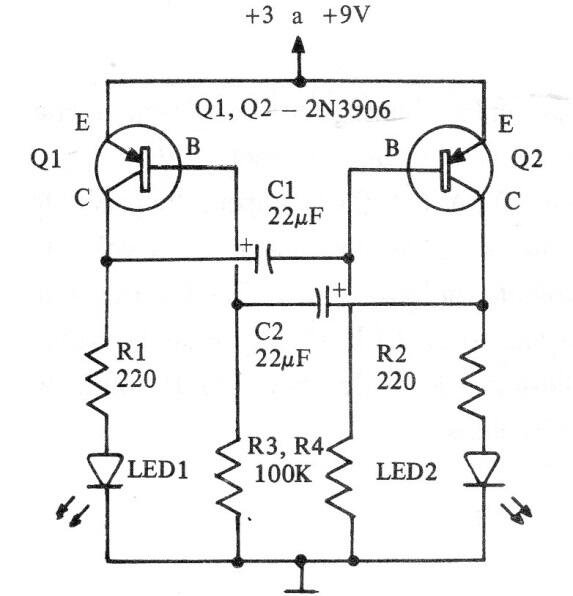 Flash de Dos LED
Flash de Dos LED