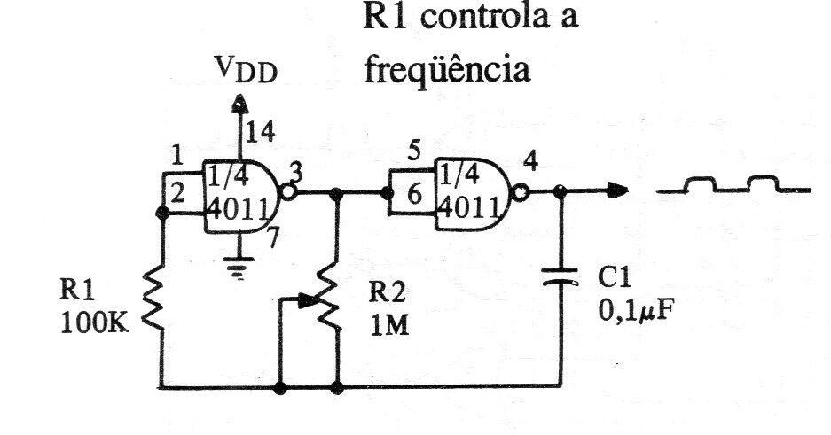 Oscilador rectangular CMOS
Oscilador rectangular CMOS