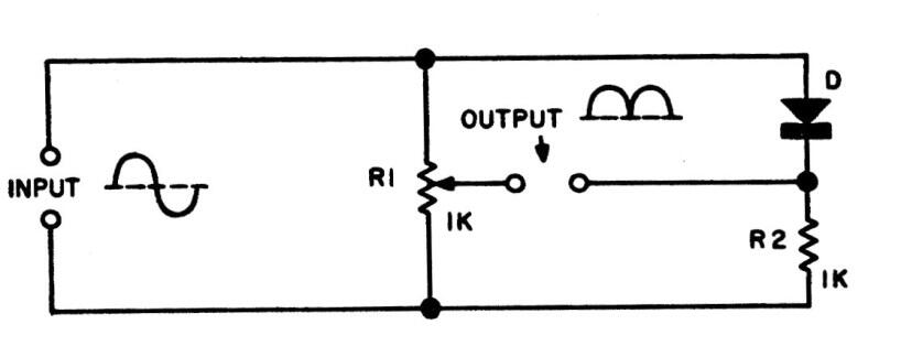 Rectificador de onda completa con un diodo
Rectificador de onda completa con un diodo