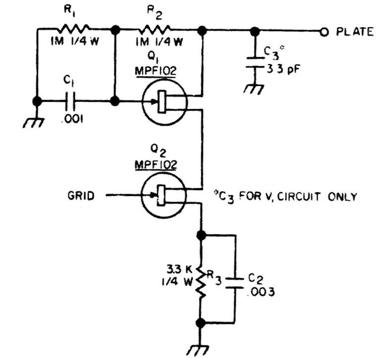 Paso en cascada con FET
Paso en cascada con FET