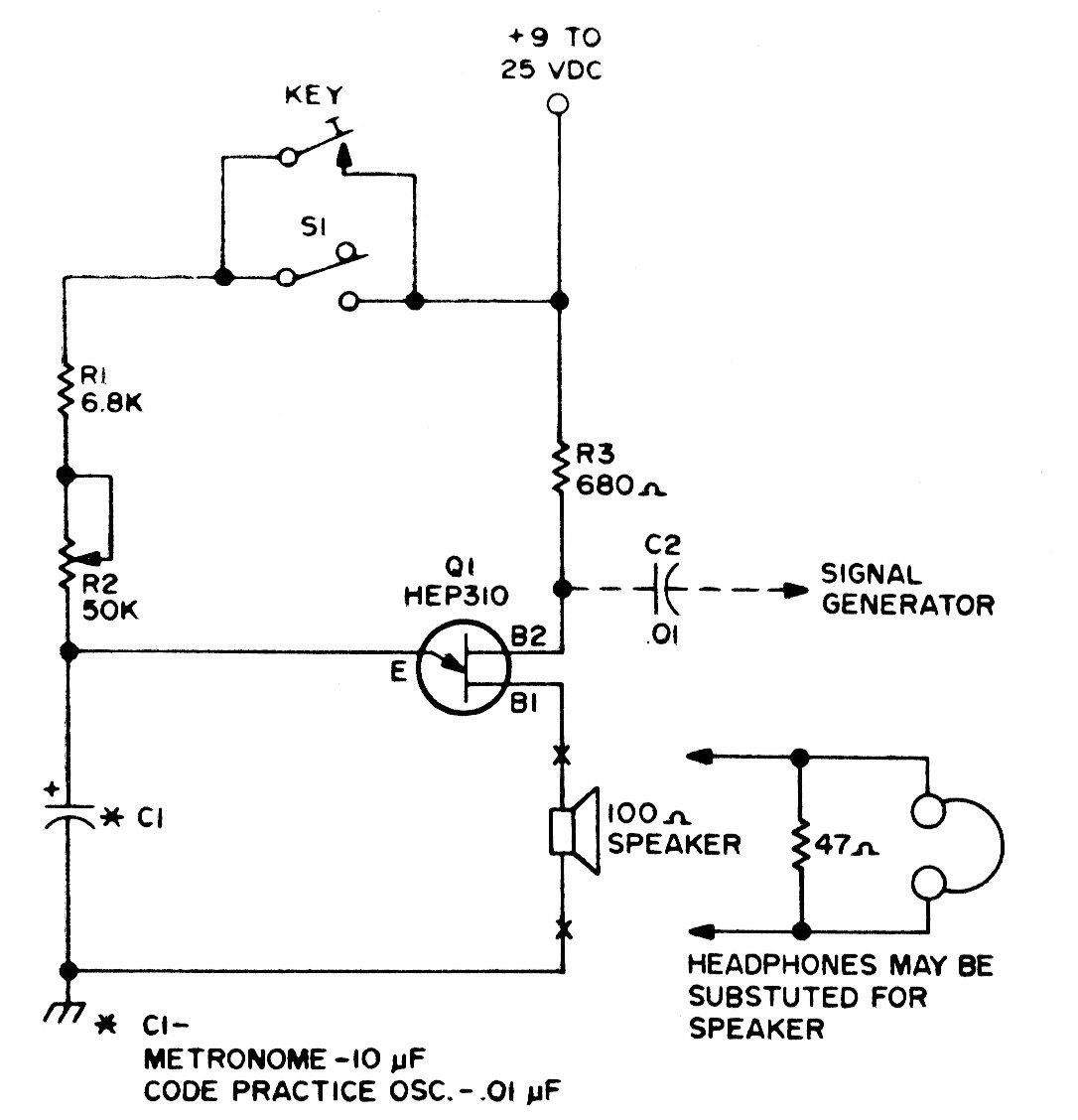 Metrónomo y Oscilador para Telegrafía
Metrónomo y Oscilador para Telegrafía