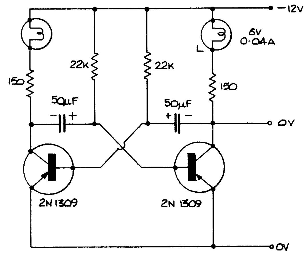 Multivibrador Parpadeante
Multivibrador Parpadeante