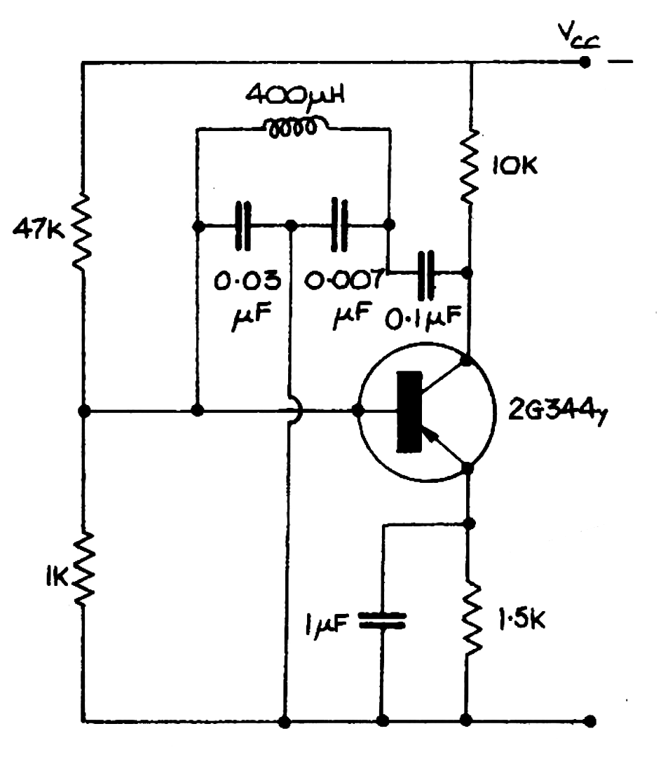 Oscilador Colpitts
Oscilador Colpitts