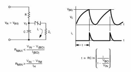 Oscilador de relajación com SIDAC
Oscilador de relajación com SIDAC