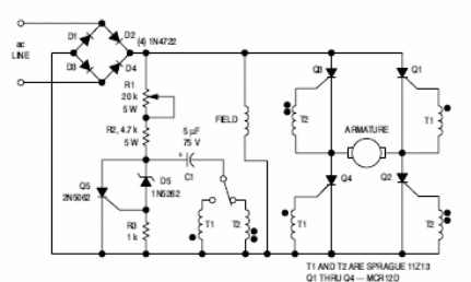Control de motor tipo shunt
Control de motor tipo shunt