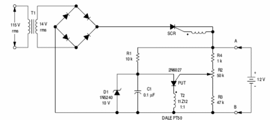 Cargador de batería con PUT
Cargador de batería con PUT