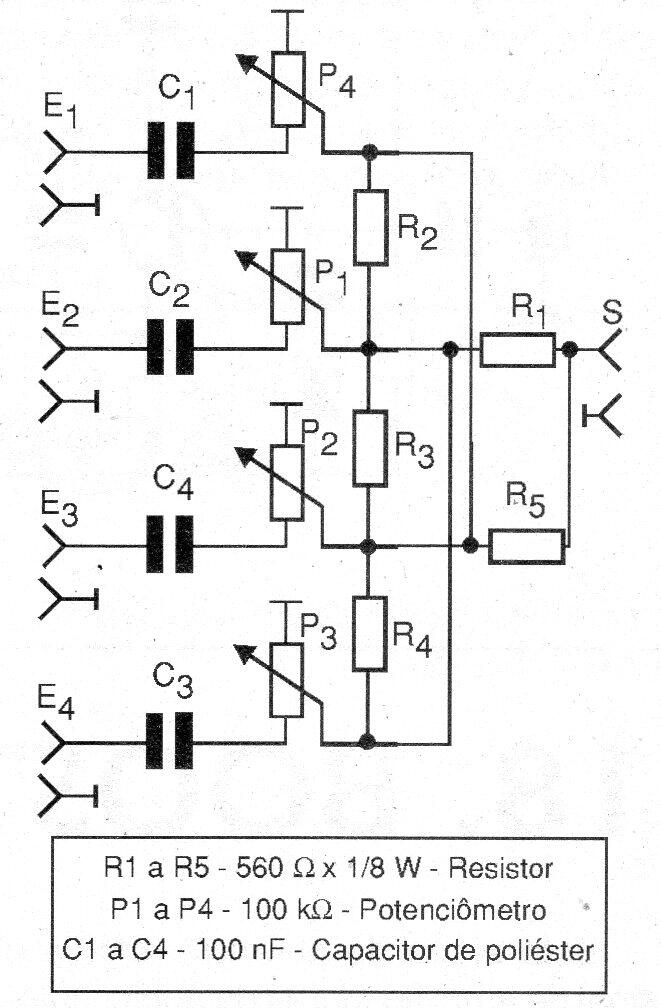 Mezclador Pasivo
Mezclador Pasivo