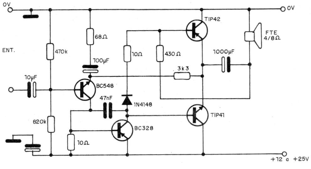 Amplificador de 20 W
Amplificador de 20 W