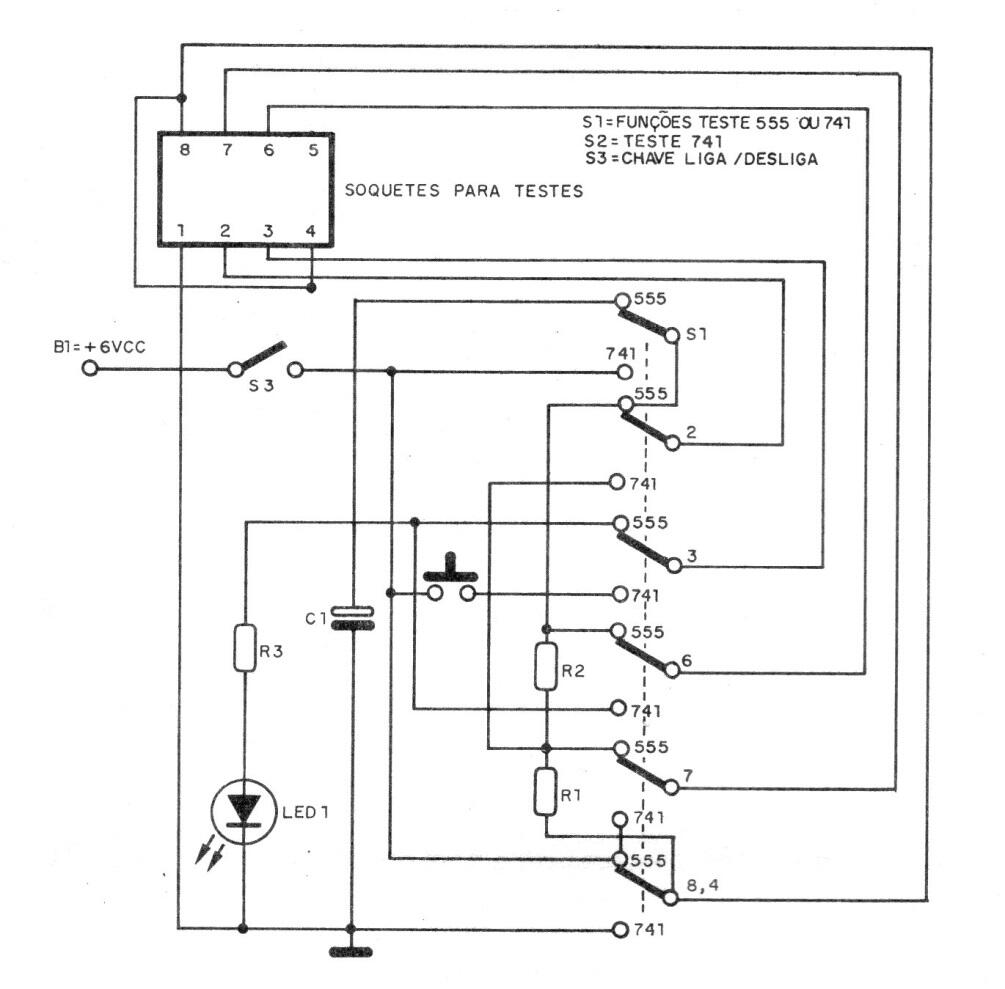 Probador de 555 y 741
Probador de 555 y 741