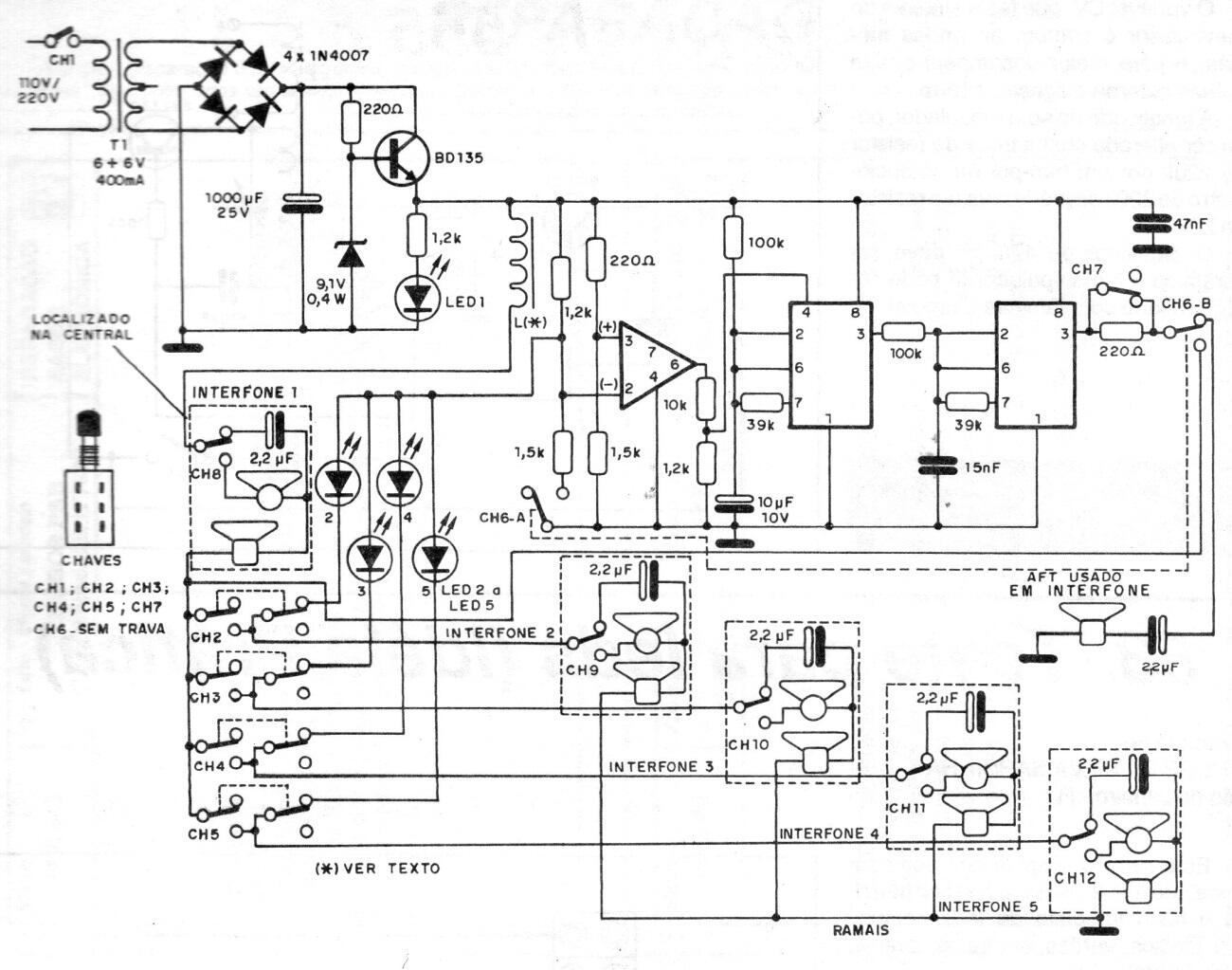 Mini Central de Intercom
Mini Central de Intercom