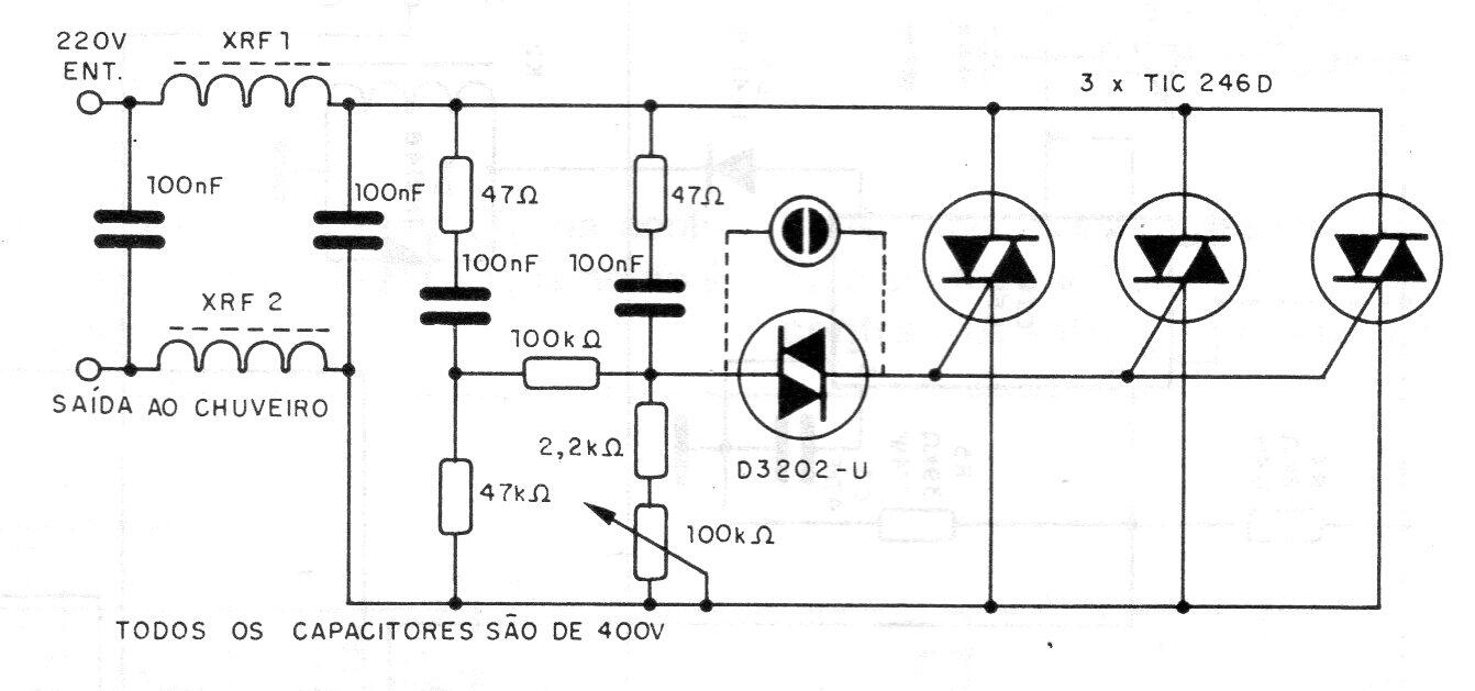 Controlador de potencia de ducha
Controlador de potencia de ducha