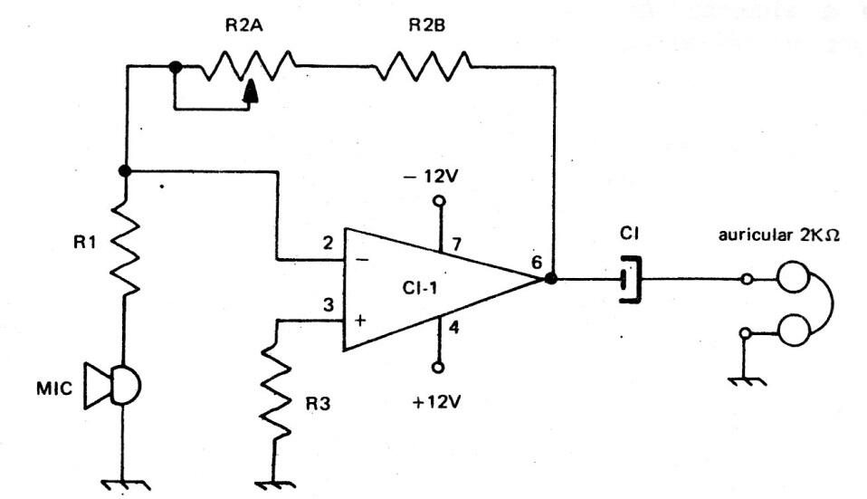 Micro amplificador para Micrófono
Micro amplificador para Micrófono