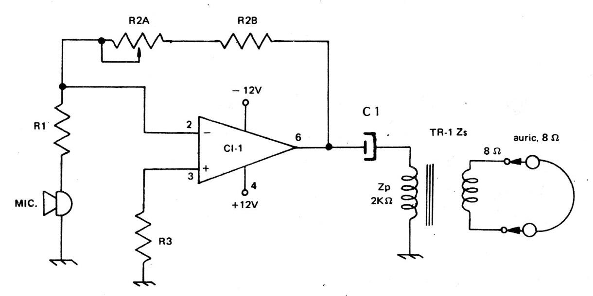 Amplificador de micrófono II
Amplificador de micrófono II