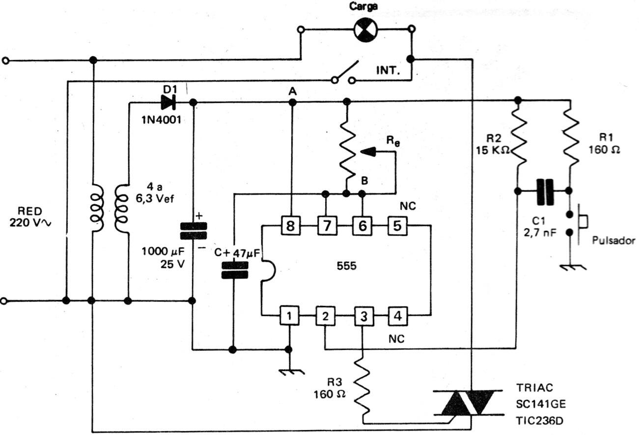 Temporizador con Triac II
Temporizador con Triac II