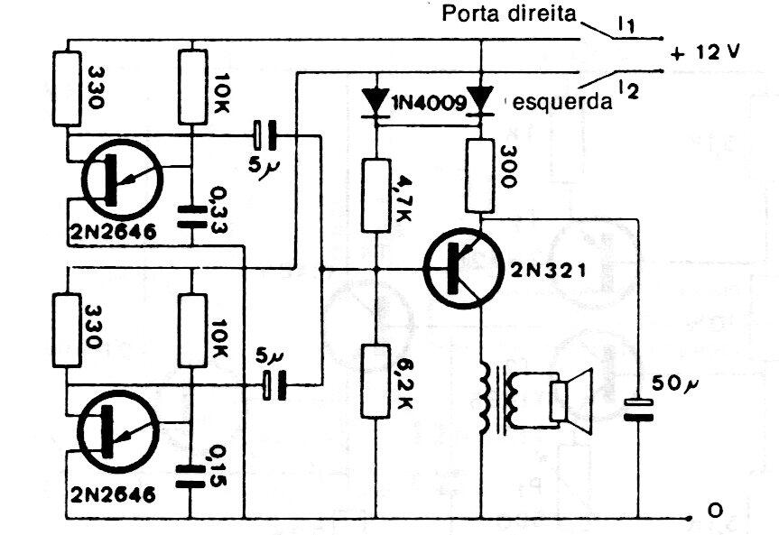 Alarma de coche UJT
Alarma de coche UJT
