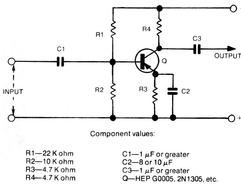 Etapa amplificadora con 1 transistor
Etapa amplificadora con 1 transistor