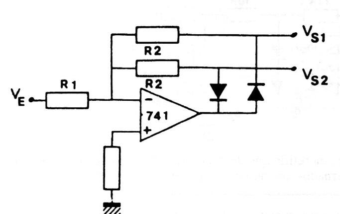 Rectificador de media onda com operacional
Rectificador de media onda com operacional