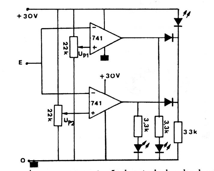 Comparador de tensión de 3 estados
Comparador de tensión de 3 estados