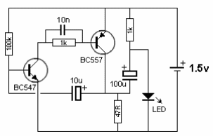 Intermitente LED 1.5V 
