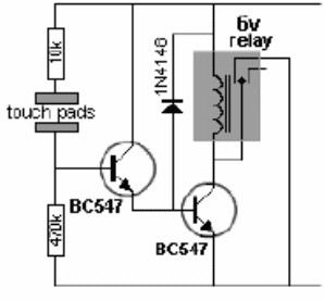 Relé de toque
Relé de toque