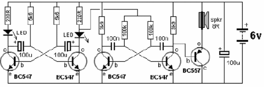 Sirena intermitente
Sirena intermitente