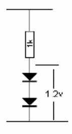 Diodo Zener de 1.2V
Diodo Zener de 1.2V