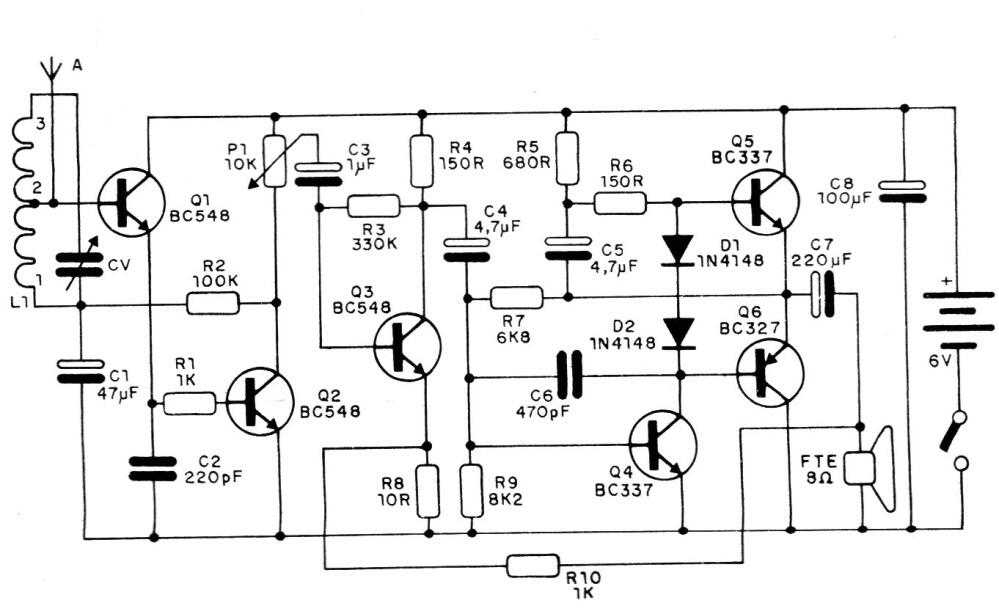 6 Transistor AM Radio
6 Transistor AM Radio