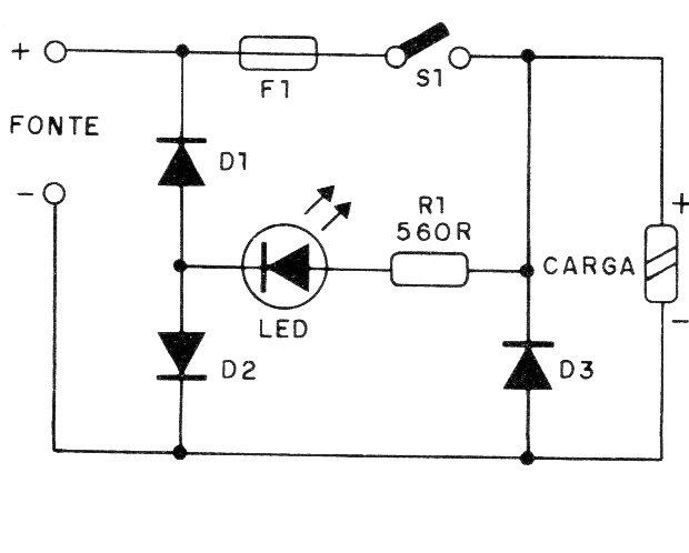 Indicador de polaridad invertida
Indicador de polaridad invertida