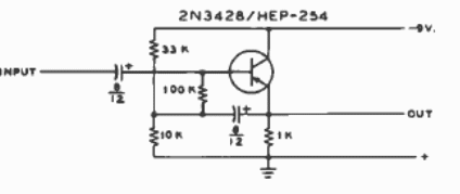 Etapa preamplificadora de alta impedancia
Etapa preamplificadora de alta impedancia