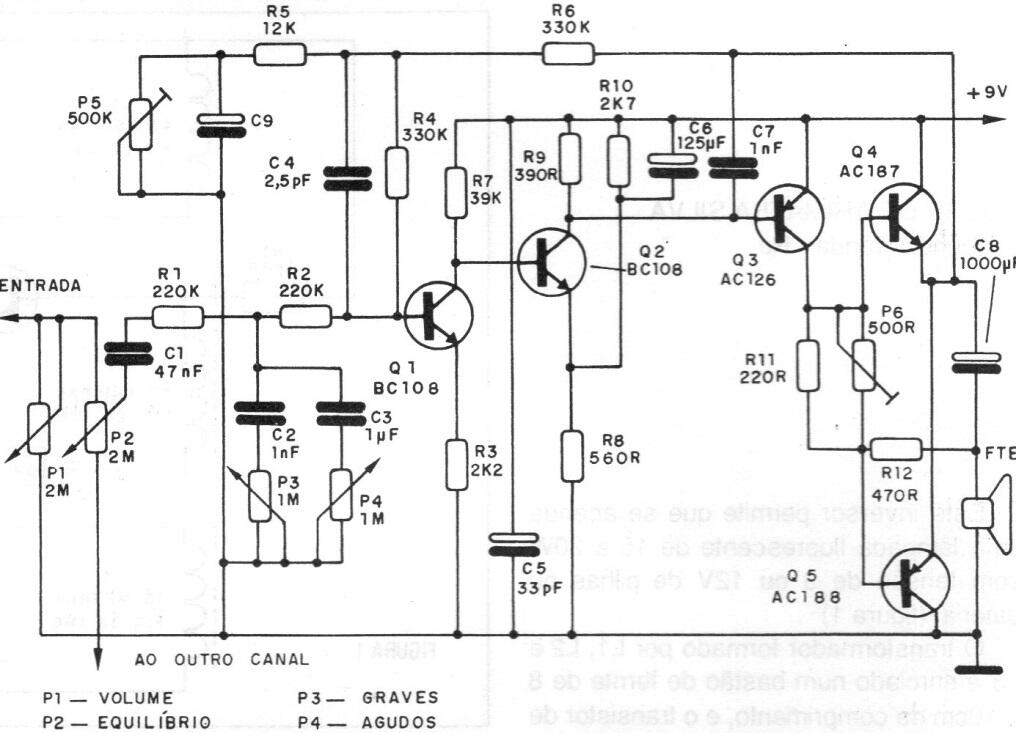Amplificador de 6 W
Amplificador de 6 W