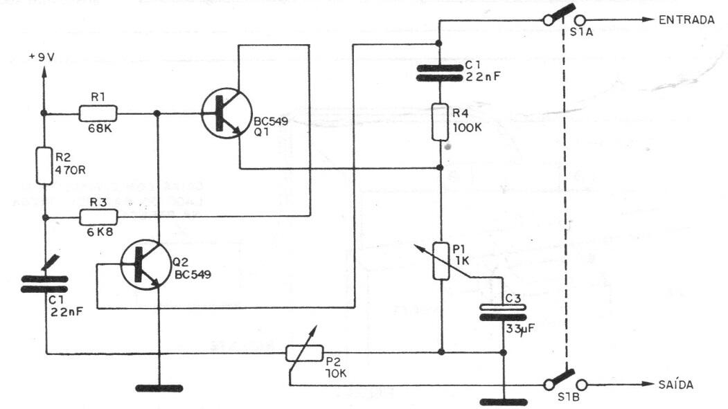 Distorsionador para guitarra
Distorsionador para guitarra