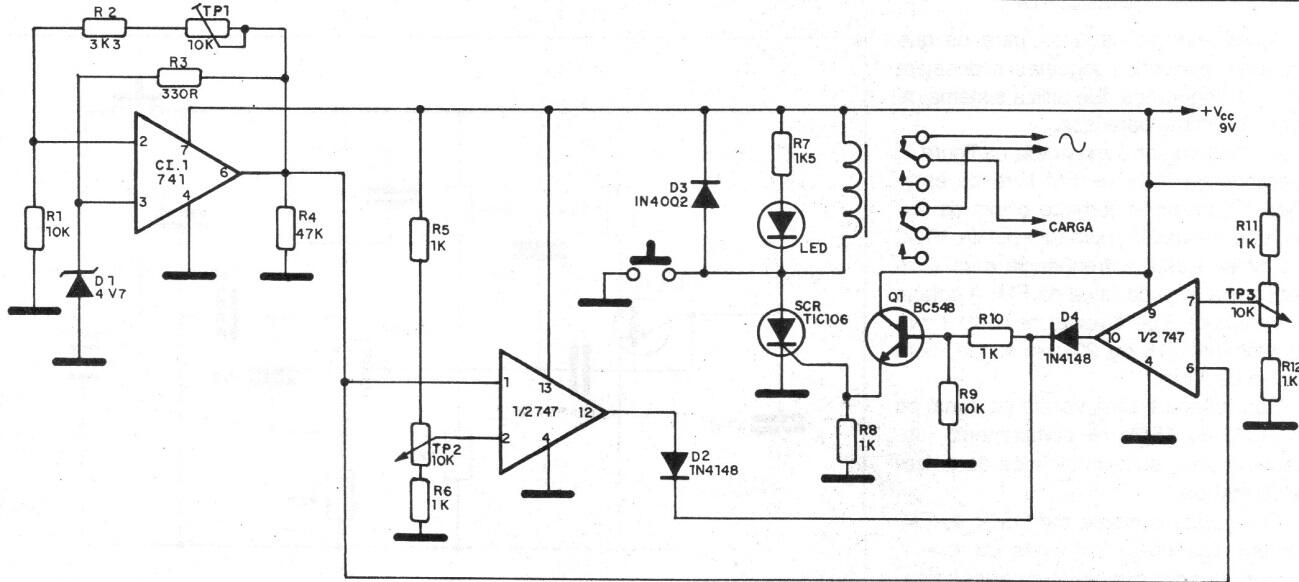 Protector de bajo y sobretensión
Protector de bajo y sobretensión