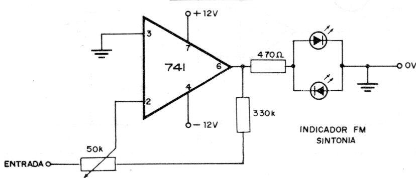Indicador de sintonia para FM
Indicador de sintonia para FM