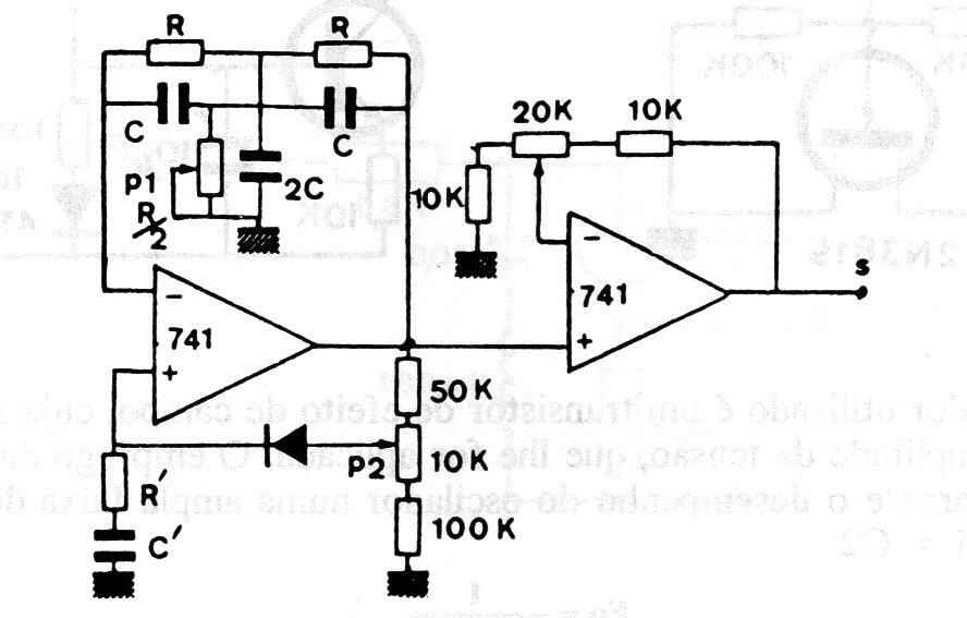Oscilador doble T 741
Oscilador doble T 741
