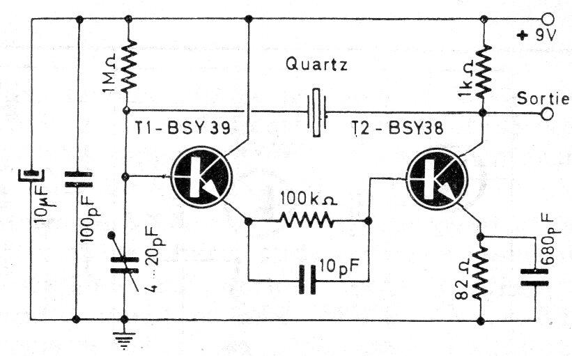 Oscilador de cristal de 20 MHz
Oscilador de cristal de 20 MHz