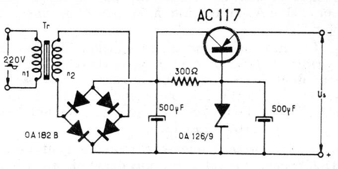 Fuente de alimentación de 200 mA
Fuente de alimentación de 200 mA