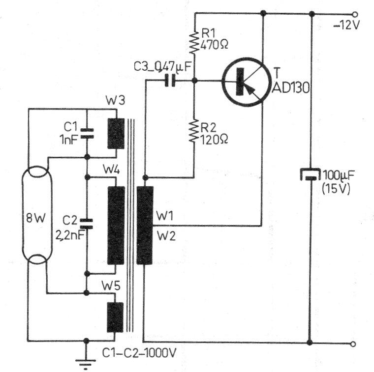 Inversor fluorescente
Inversor fluorescente