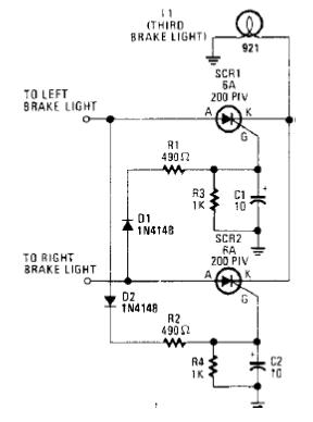 Tercera luz de freno
Tercera luz de freno