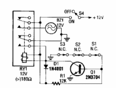 Alarma con llaves NC
Alarma con llaves NC