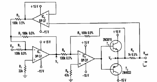 Convertidor de tensión a corriente
Convertidor de tensión a corriente
