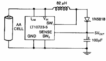 Convertidor de 1 para 5 V
Convertidor de 1 para 5 V